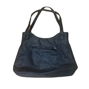 Chic Black Leather Tote Bag y2k / emo / goth / cyberpunk / cute totes 20 inch la